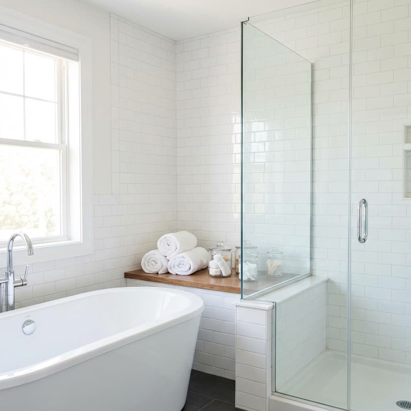 Bathroom after cleaning